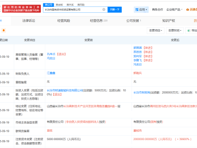 長治市國有資本投資運營公司增資至200億 增幅39900%