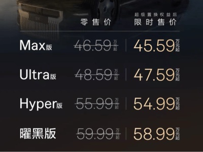 極氪9X正式登場：超強配置與安全性能，限時售價45.59萬元起