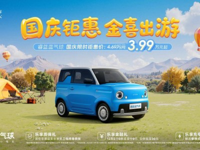 國慶購車正當時!睿藍藍氣球3.99萬限時價,高配安全成微電新選擇