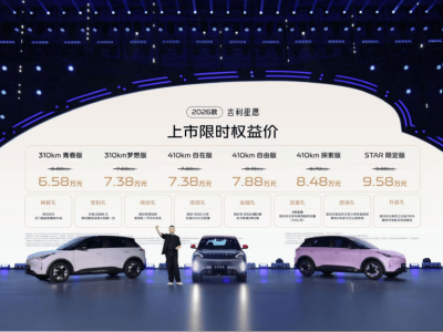 2026款吉利星愿:以A0級(jí)身軀重塑市場(chǎng),帶來(lái)越級(jí)品質(zhì)新體驗(yàn)