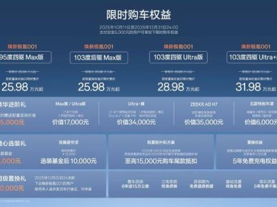 煥新極氪001上市即爆單!性能操控智能全升級,限時25.98萬起引熱議