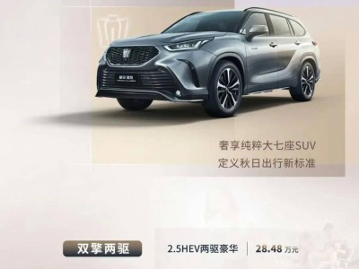 新款豐田皇冠陸放煥新登場,配置外觀升級,售價28.48萬起