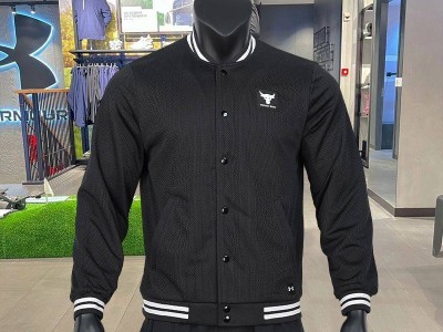 安德瑪UA復古工裝夾克百億補貼價,立領搭扣設計,229.9元再享折扣僅174.32元