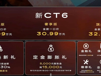 新款凱迪拉克CT6上市！28.99萬起享磁浮底盤+9K屏+SUPER CRUISE智駕