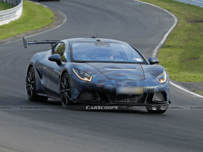 騰勢Z紐北賽道測試諜照流出，三電機配大尾翼，直指保時捷性能跑車市場