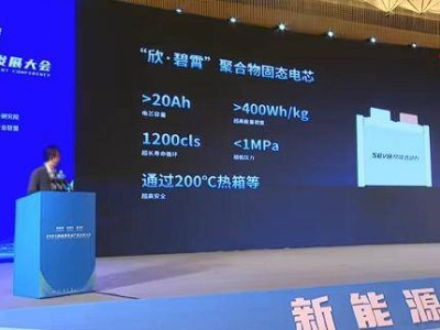 欣旺達“欣·碧霄”固態電池亮相:高能長壽廣溫區,安全性能再升級