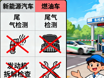 新能源車(chē)年檢與燃油車(chē)大不同:免查倆項(xiàng)目,流程簡(jiǎn)化更省心