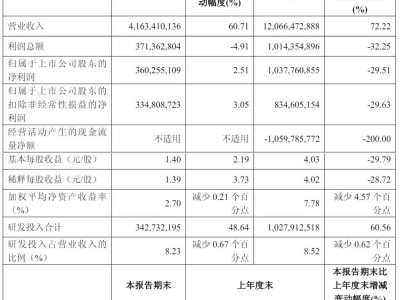 石頭科技股價(jià)重挫11.7%:一日市值蒸發(fā)超56億 前三季凈利下滑近三成
