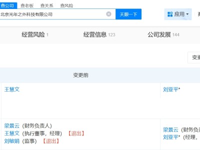 王慧文卸任美團(tuán)旗下光年之外公司職務(wù)
