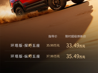 縱橫G700環塔版全球首發：以冠軍品質開啟全領域豪華越野新征程