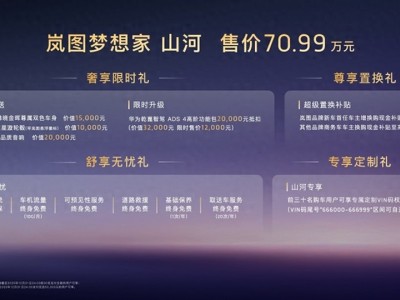 2025廣州車展:嵐圖夢想家山河上市,70.99萬開啟智能豪華四座MPV新篇