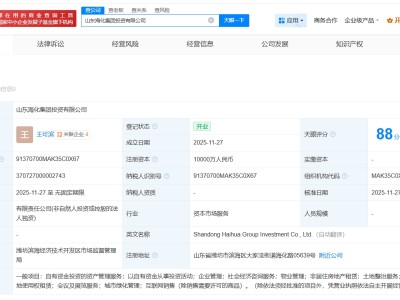 山東海化集團成立投資公司 注冊資本1億