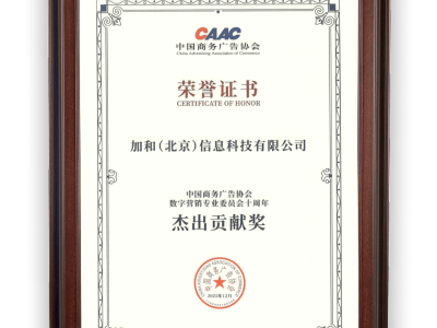 加和科技獲CAAC數(shù)委會“杰出貢獻(xiàn)獎”,數(shù)據(jù)智能與AI賦能品牌穩(wěn)健增長