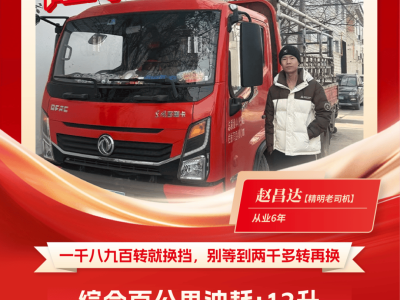 安全為先載重強(qiáng),節(jié)油有道東風(fēng)伴——趙昌達(dá)的東風(fēng)多利卡康陸威購車故事